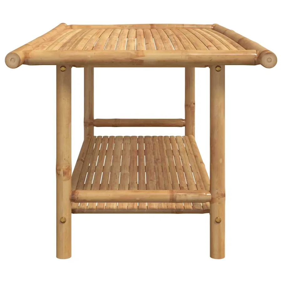 Table basse 110x55x45 cm bambou - 4