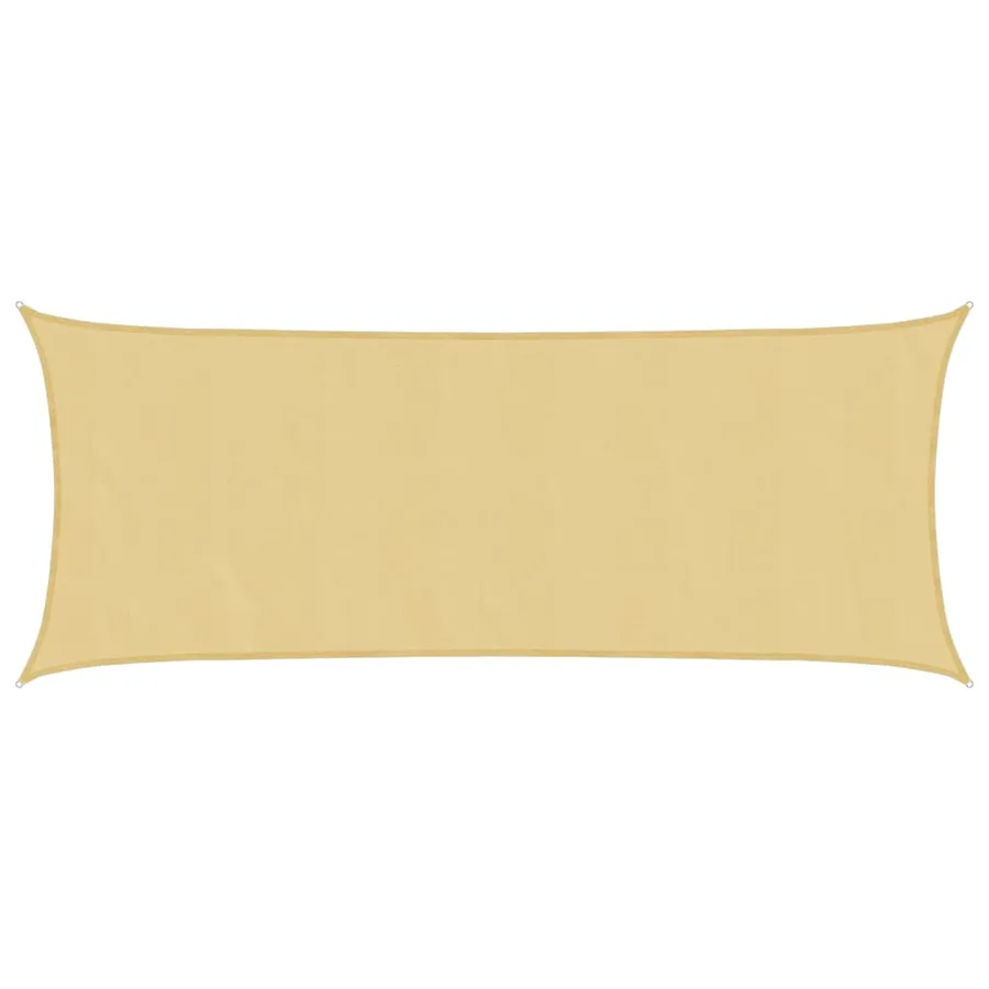 Voile d'ombrage sable 5x2 m 100 % polyester oxford - 2