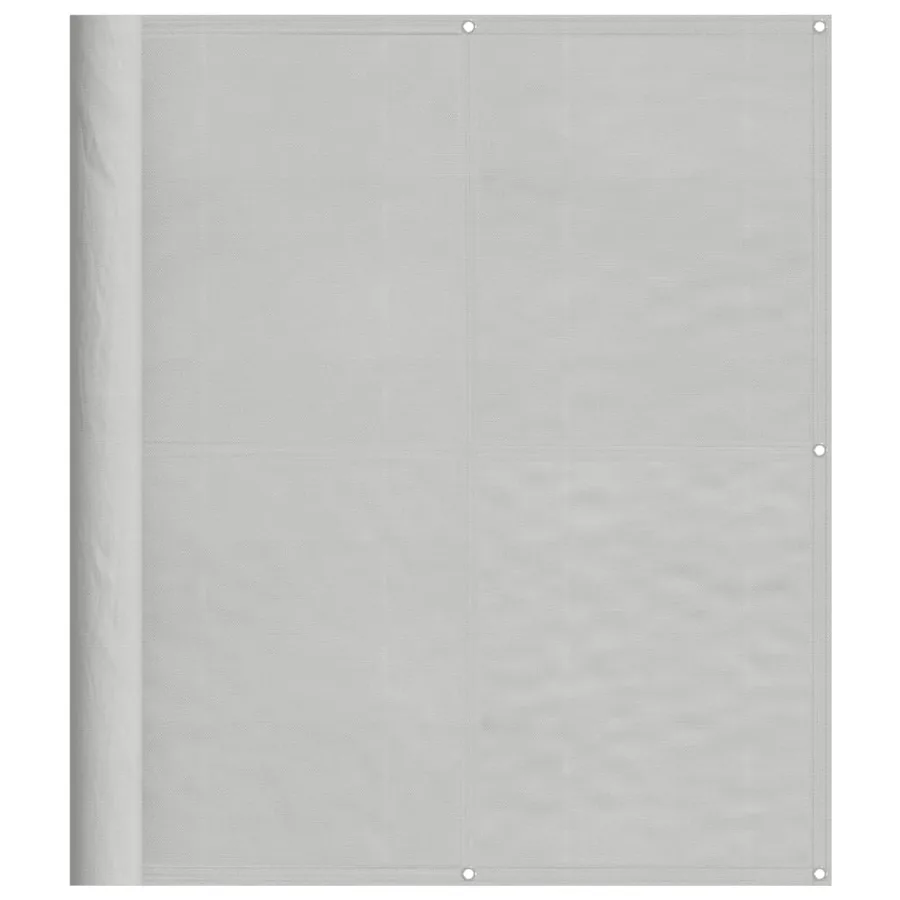 Écran de balcon gris clair 120x500 cm 100% polyester oxford - 2