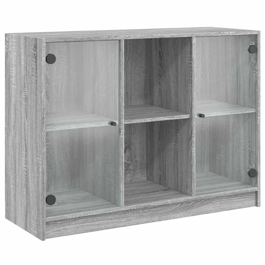 Buffet sonoma gris 102x37x75,5 cm bois d'ingénierie - 2