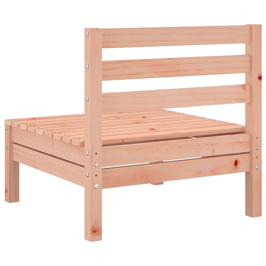 Salon de jardin 8 pcs avec coussins sapin douglas solide - 7