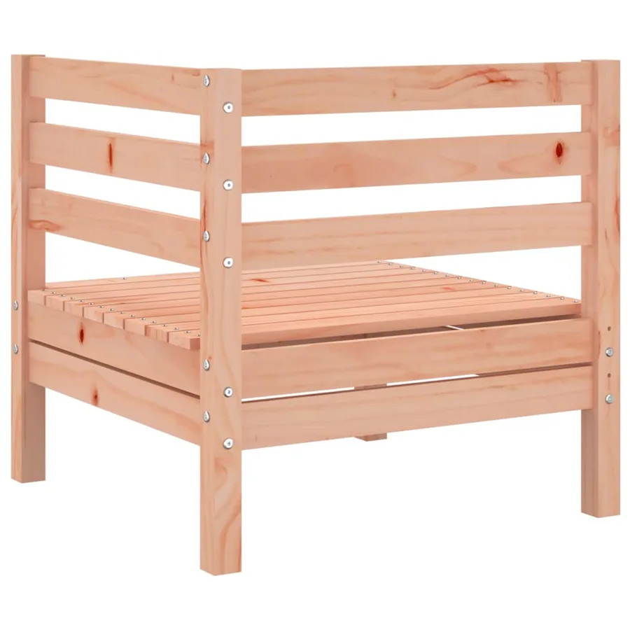 Salon de jardin 8 pcs avec coussins sapin douglas solide - 8