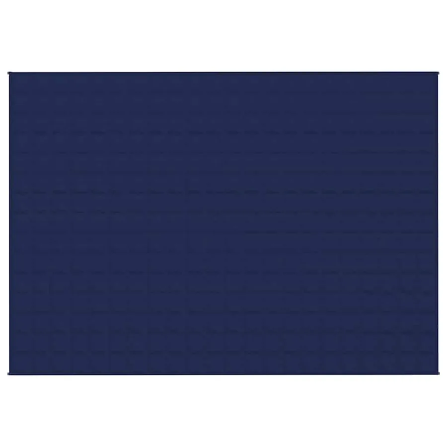 Couverture lestée Bleu 155x220 cm 7 kg Tissu - 3
