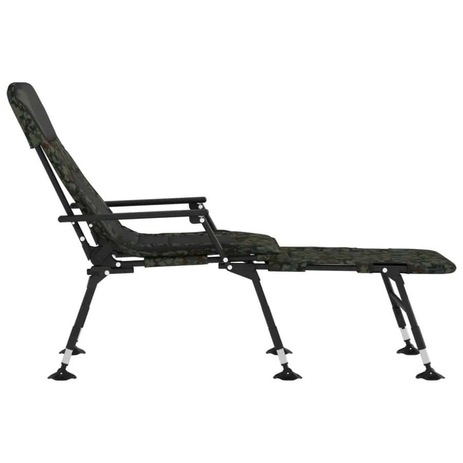 Transat de pêche avec pieds à boue réglables pliable camouflage - 4