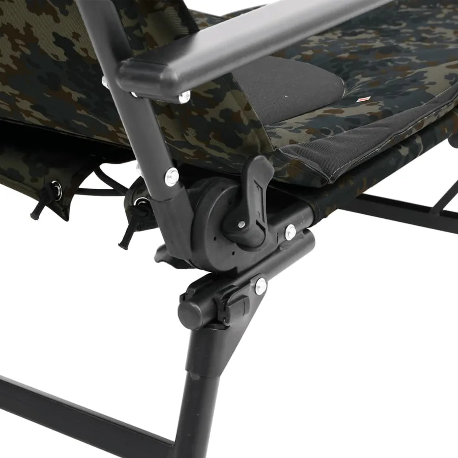 Transat de pêche avec pieds à boue réglables pliable camouflage - 8