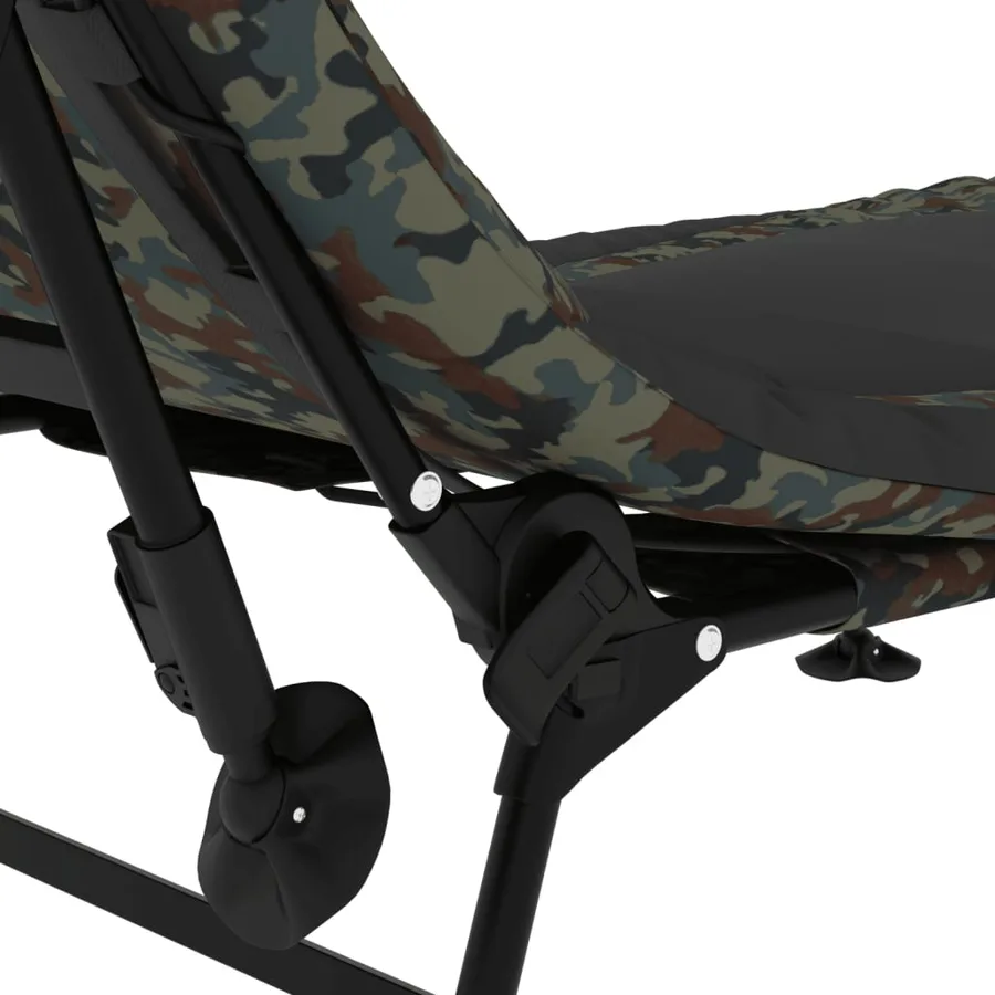 Lit de pêche avec pieds à boue réglables pliable camouflage - 8