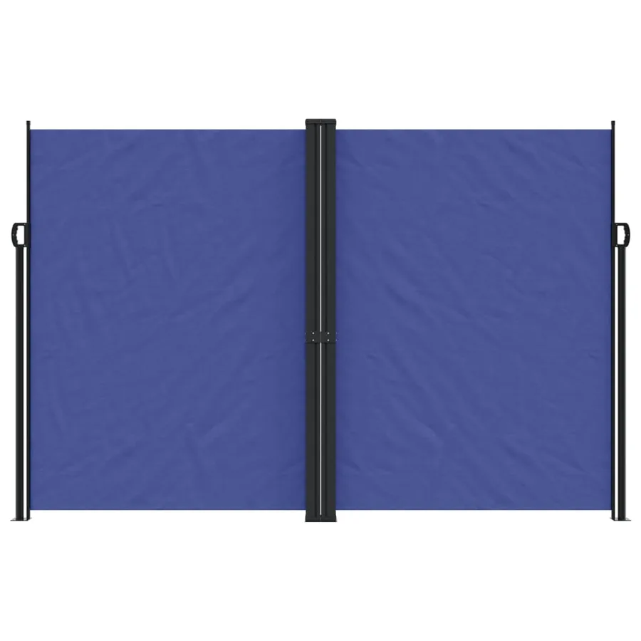 Auvent latéral rétractable bleu 220x1000 cm - 3