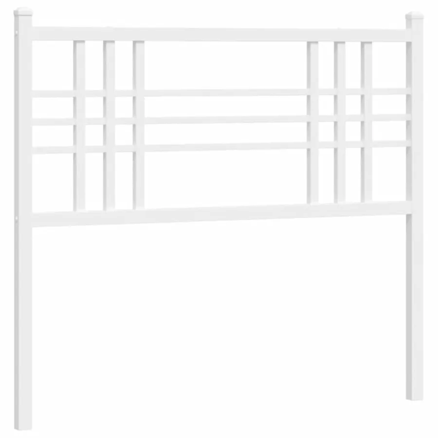 Tête de lit de remplacement métal blanc 100 cm - 2