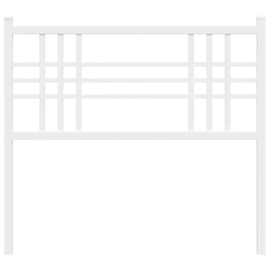 Tête de lit de remplacement métal blanc 100 cm - 4