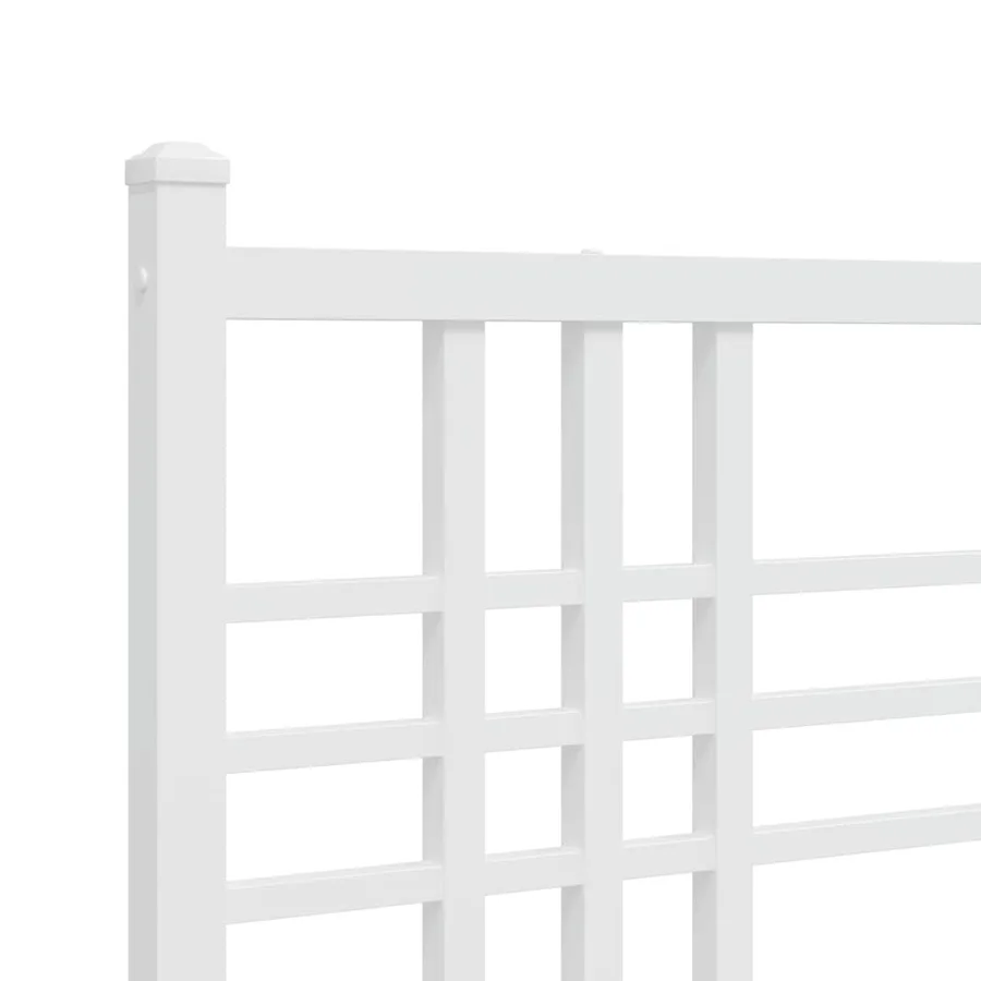 Tête de lit de remplacement métal blanc 100 cm - 5
