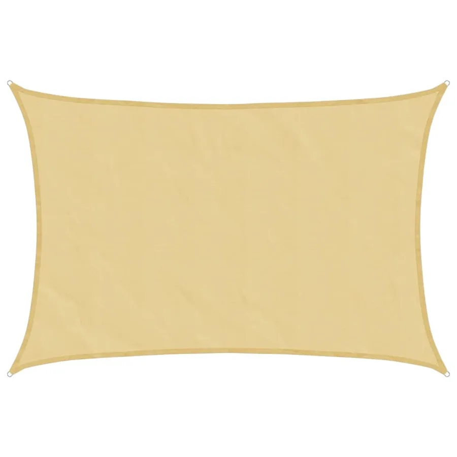 Voile d'ombrage sable 5x3 m 100 % polyester oxford - 2