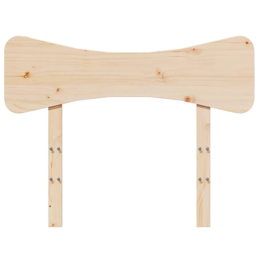 Tête de lit 90 cm bois massif de pin - 4
