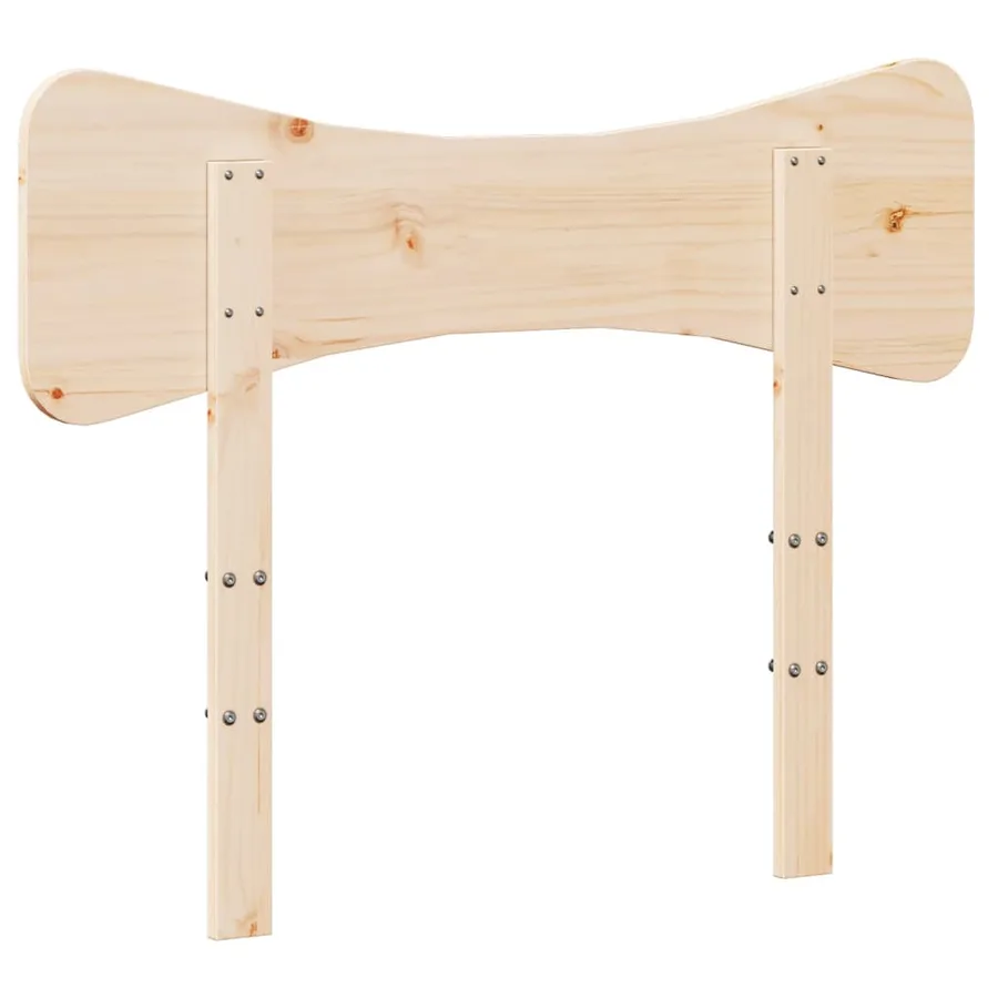 Tête de lit 90 cm bois massif de pin - 6
