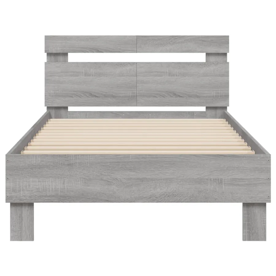 Cadre de lit sans matelas avec tête de lit 100x200 cm - 5