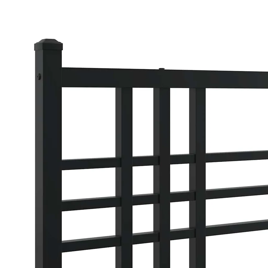 Tête de lit de remplacement métal noir 100 cm - 5