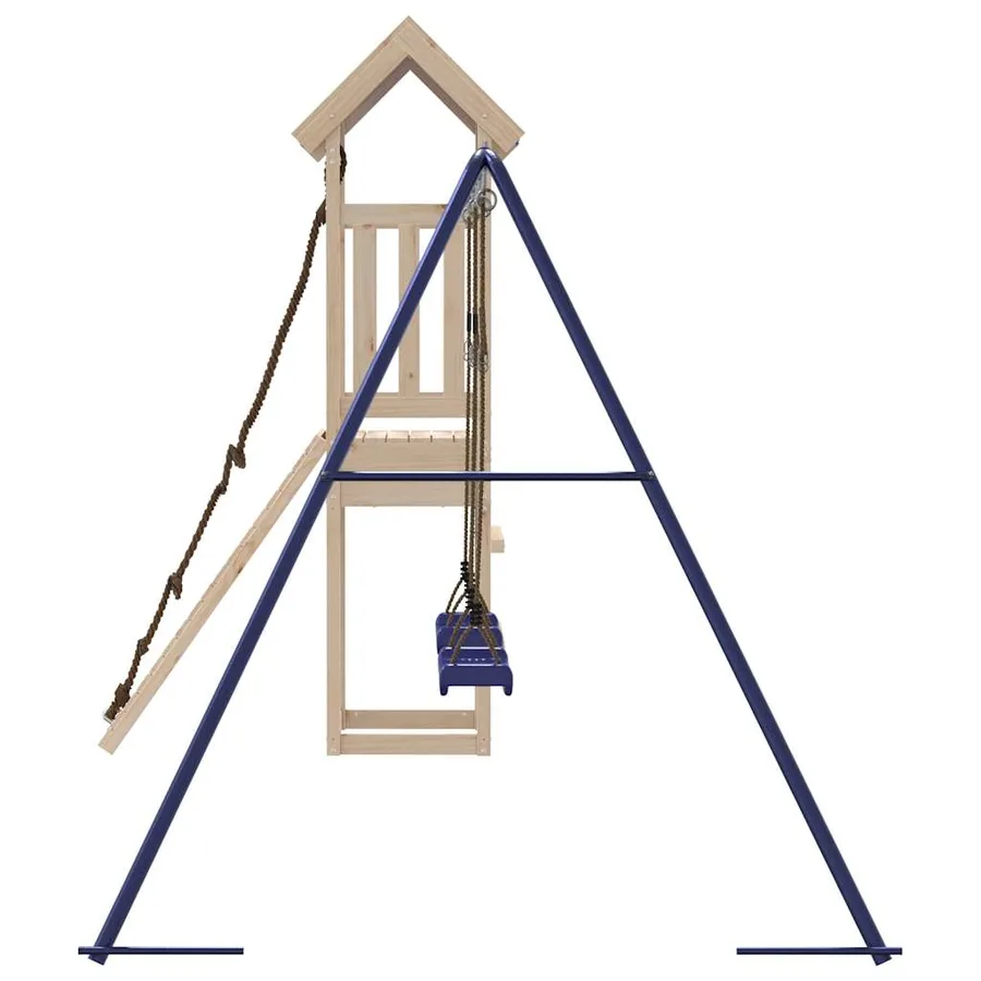Aire de jeux d'extérieur bois de pin massif - 5