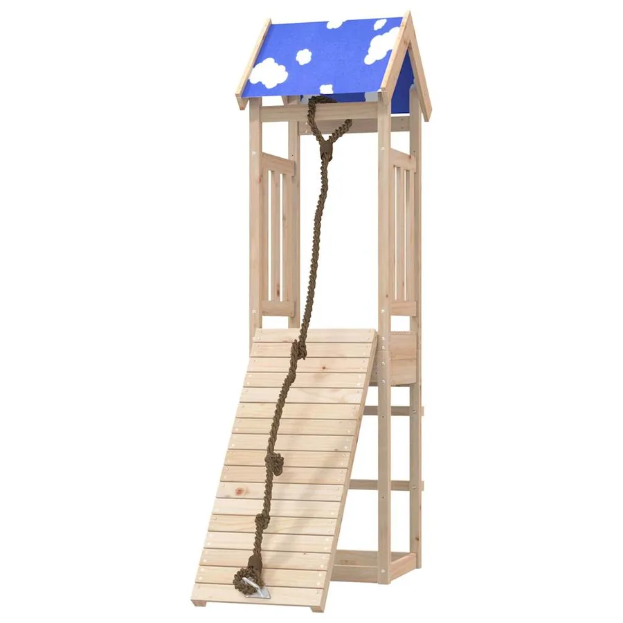 Aire de jeux d'extérieur bois de pin massif - 4