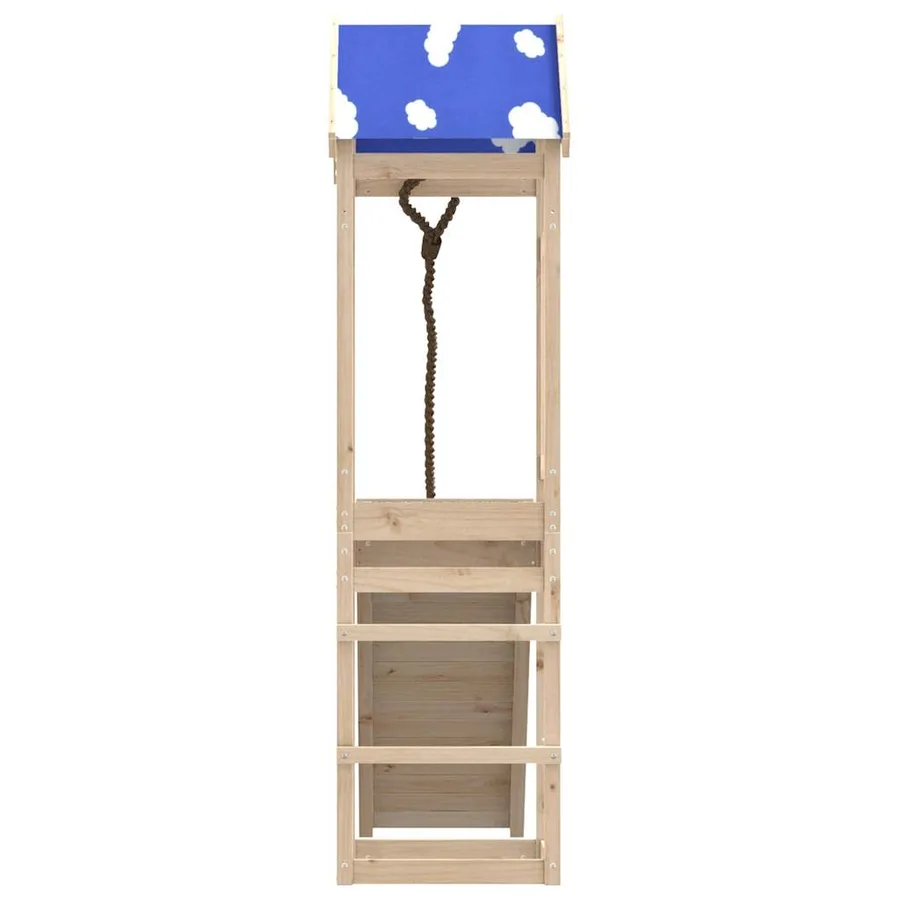 Aire de jeux d'extérieur bois de pin massif - 7