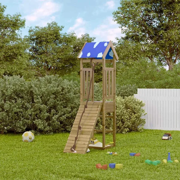 Aire de jeux d'extérieur bois de pin imprégné