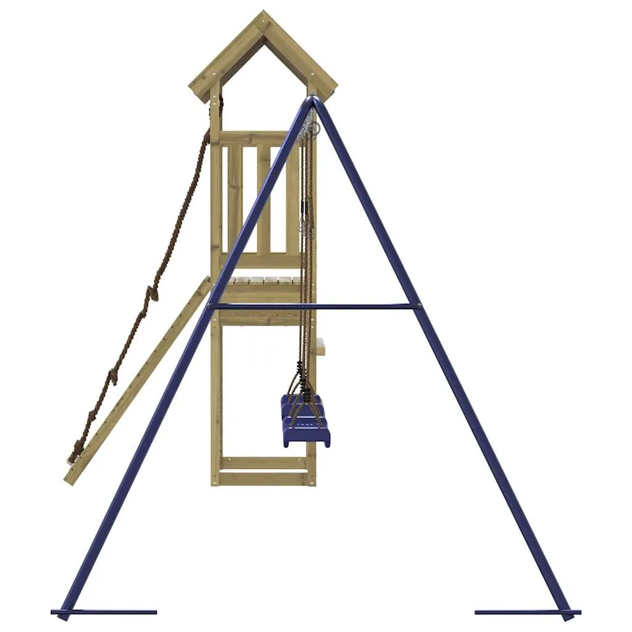 Aire de jeux d'extérieur bois de pin imprégné - 5