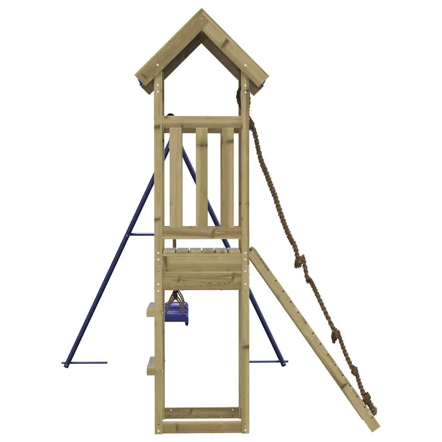 Aire de jeux d'extérieur bois de pin imprégné - 6
