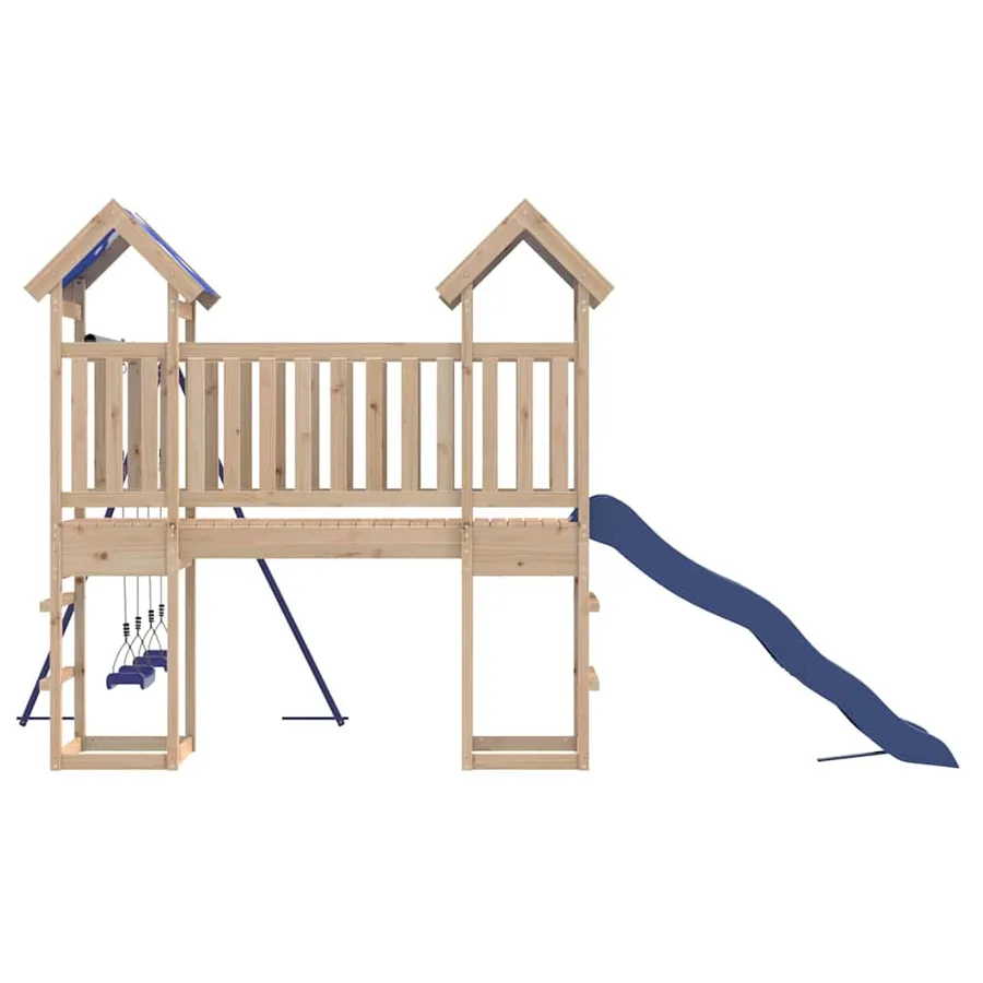 Aire de jeux d'extérieur bois de pin massif - 5
