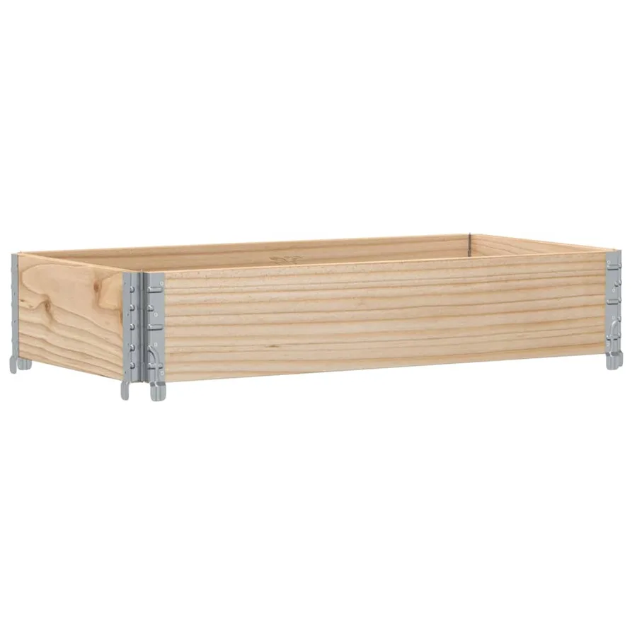 Jardinière 100x50 cm bois de pin massif - 5