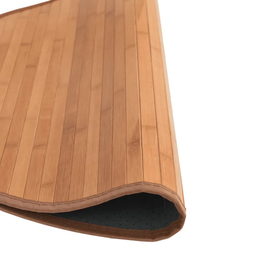 Tapis rond naturel 60 cm bambou - 4