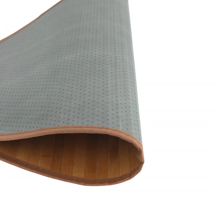 Tapis rond naturel 60 cm bambou - 5
