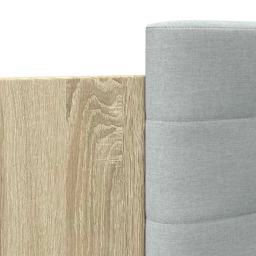 Cadre de lit sans matelas chêne sonoma 90x200 cm - 7