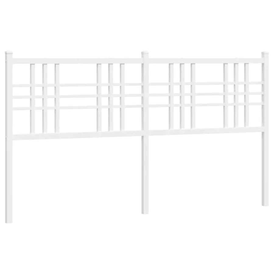 Tête de lit de remplacement métal blanc 160 cm - 2