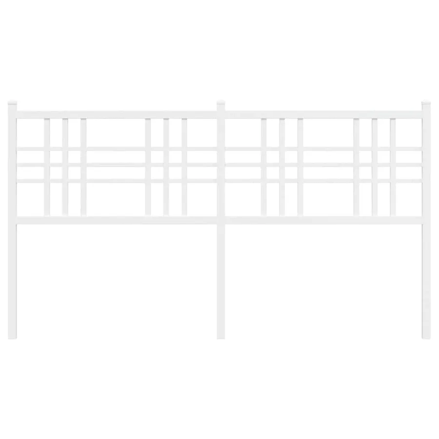 Tête de lit de remplacement métal blanc 160 cm - 4