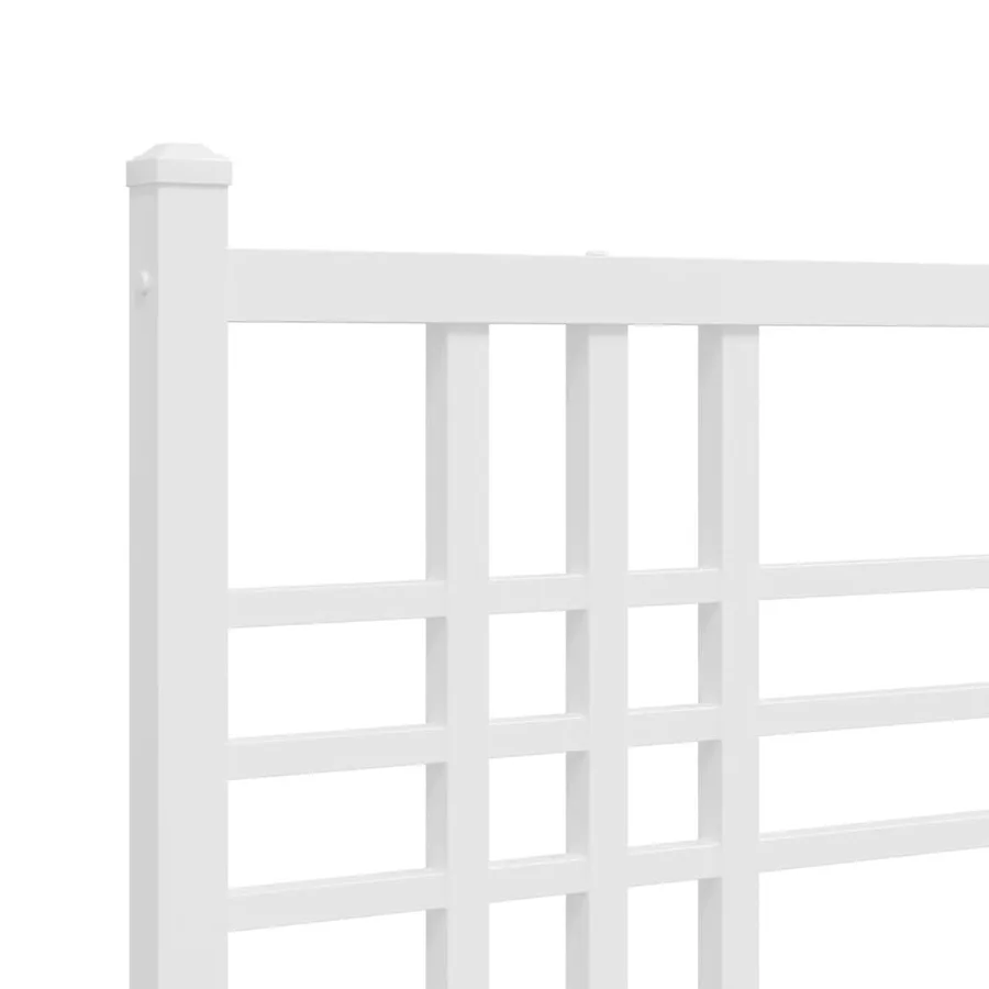 Tête de lit de remplacement métal blanc 160 cm - 5