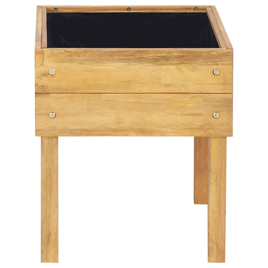 Jardinière surélevée 50x40x45 cm Bois massif d'acacia - 4