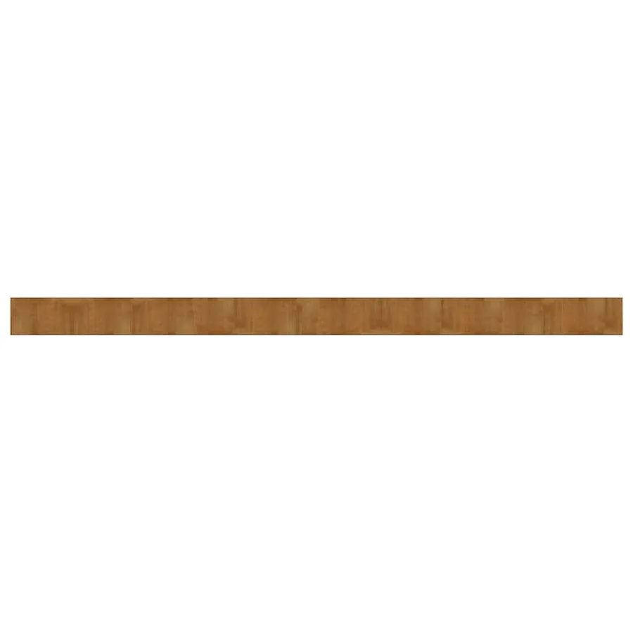 Tapis rectangulaire marron 60x1000 cm bambou - 2