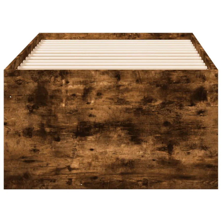 Lit de jour avec tiroirs sans matelas chêne fumé 100x200 cm - 5