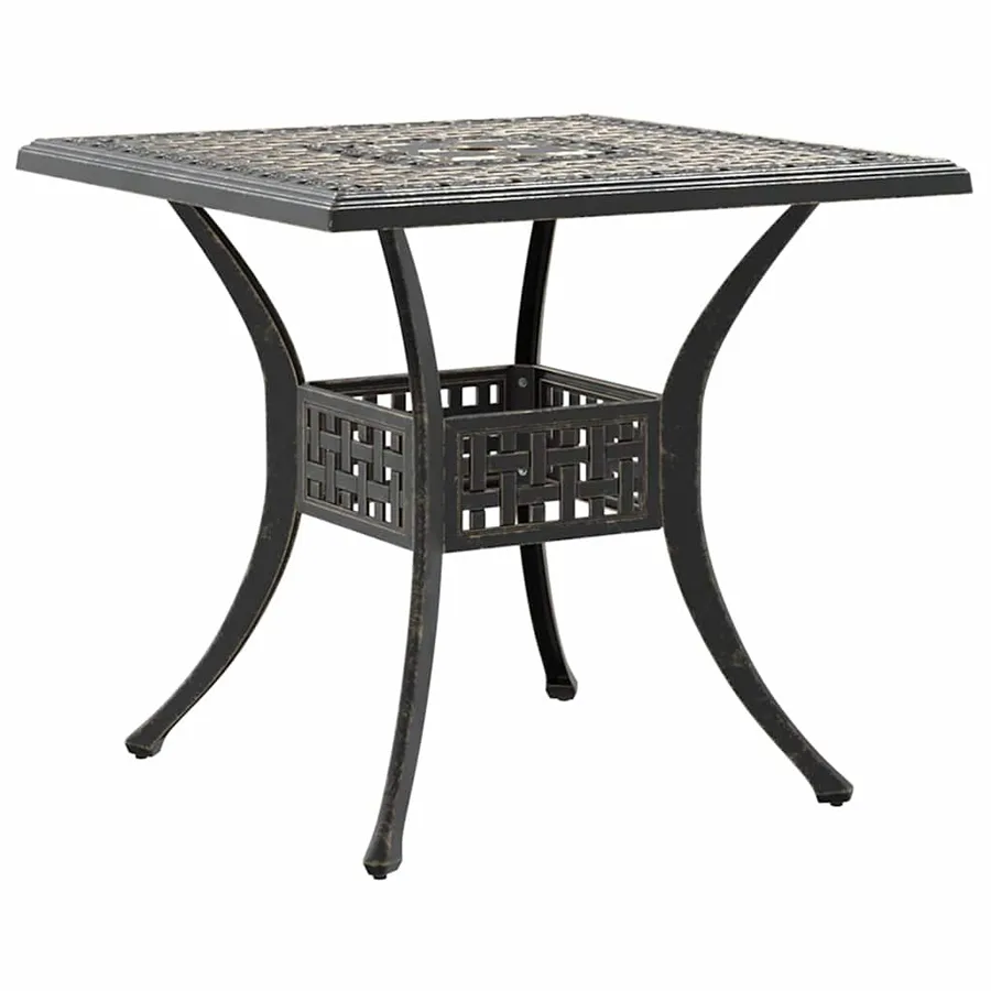 Ensemble de bistrot 3 pcs bronze aluminium coulé - 3