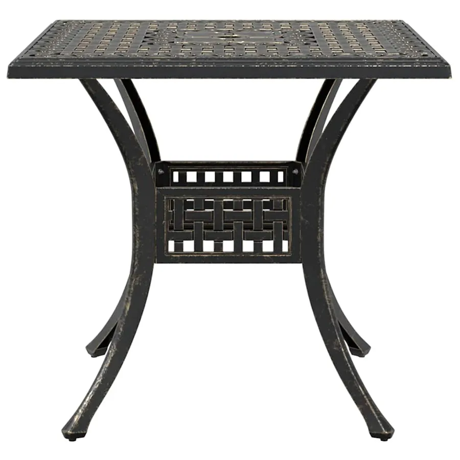 Ensemble de bistrot 3 pcs bronze aluminium coulé - 4