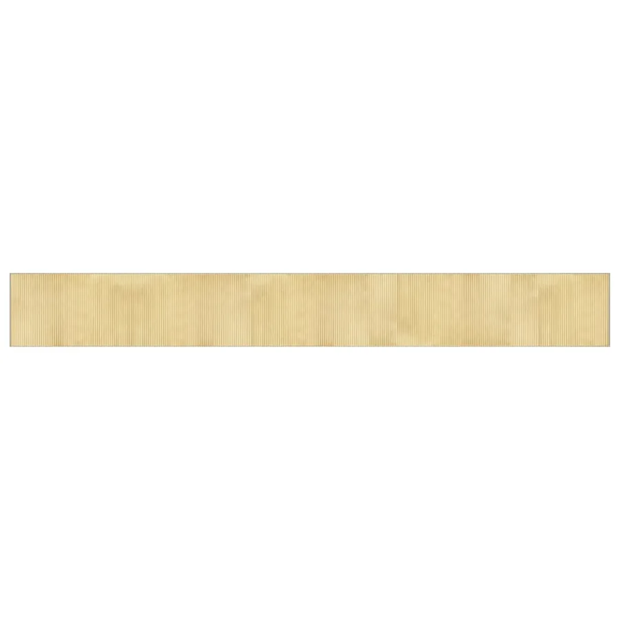 Tapis rectangulaire naturel clair 60x500 cm bambou - 2