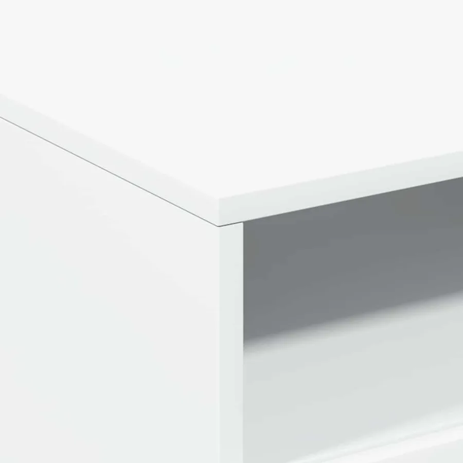 Table basse avec lumières LED blanc 50x49x40 cm - 10