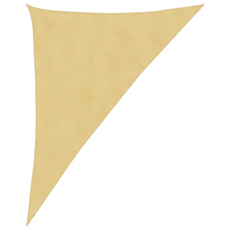 Voile d'ombrage sable 4x5x6,4 m 100 % polyester oxford - 2