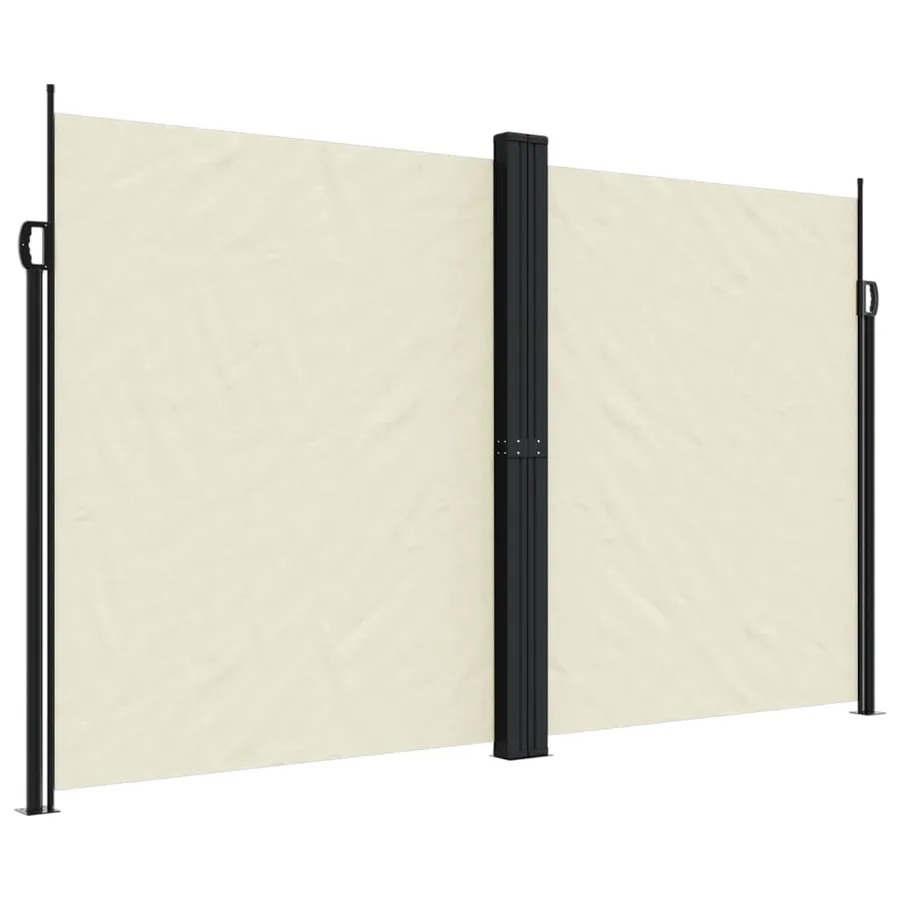 Auvent latéral rétractable crème 200x1000 cm - 2