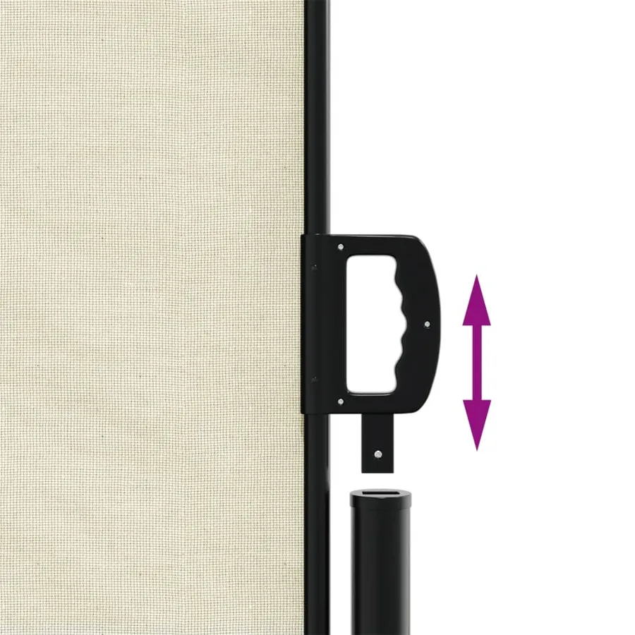 Auvent latéral rétractable crème 200x1000 cm - 6