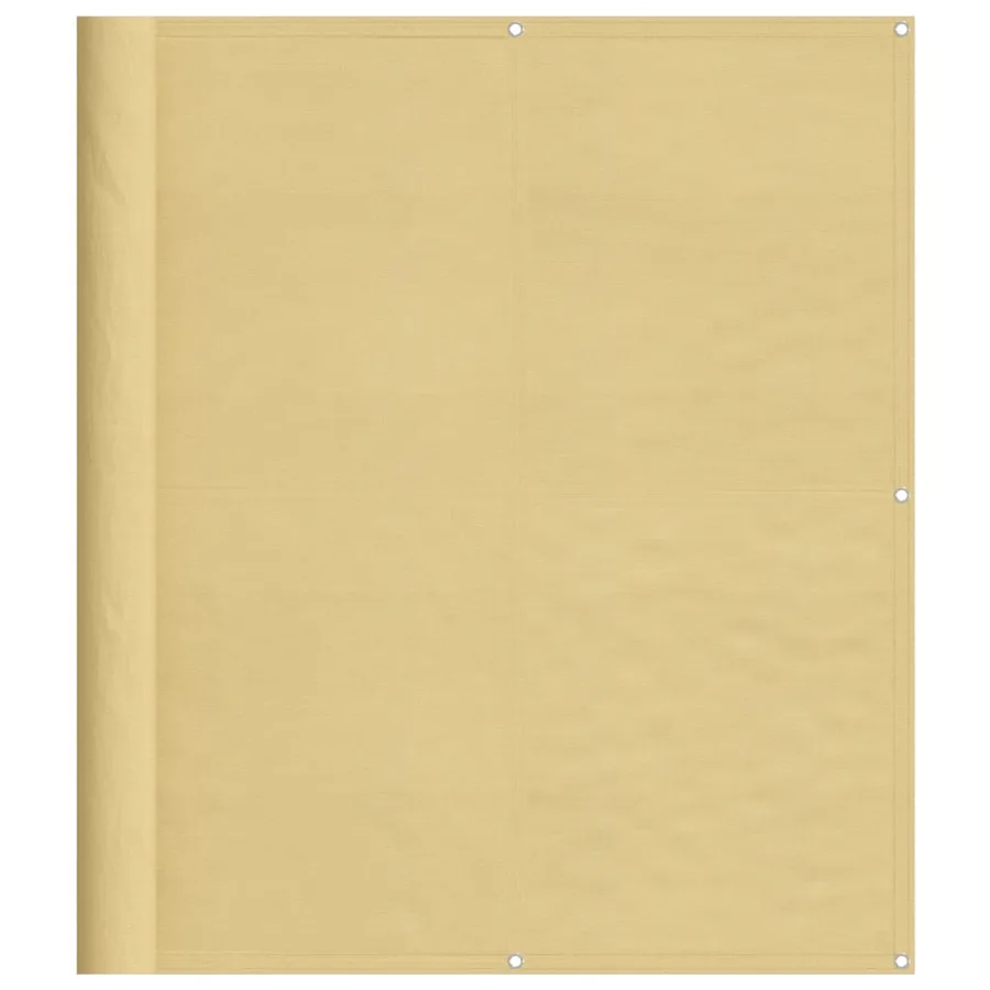 Écran de balcon sable 120x800 cm 100% polyester oxford - 2