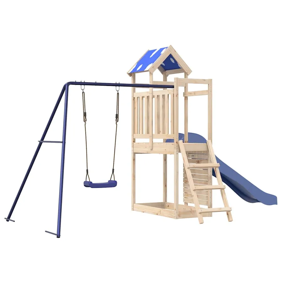 Aire de jeux d'extérieur bois de pin massif - 2