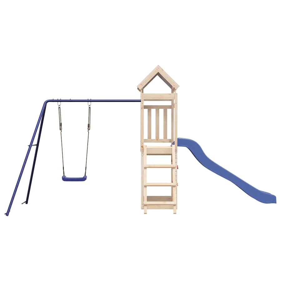 Aire de jeux d'extérieur bois de pin massif - 3