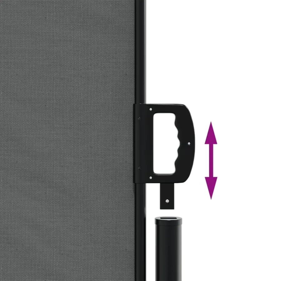 Auvent latéral rétractable anthracite 180x1000 cm - 6