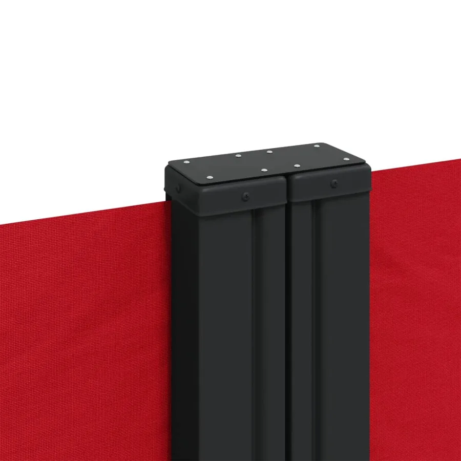 Auvent latéral rétractable rouge 200x1000 cm - 7