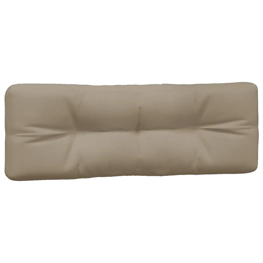Coussins de palette lot de 5 taupe tissu - 4