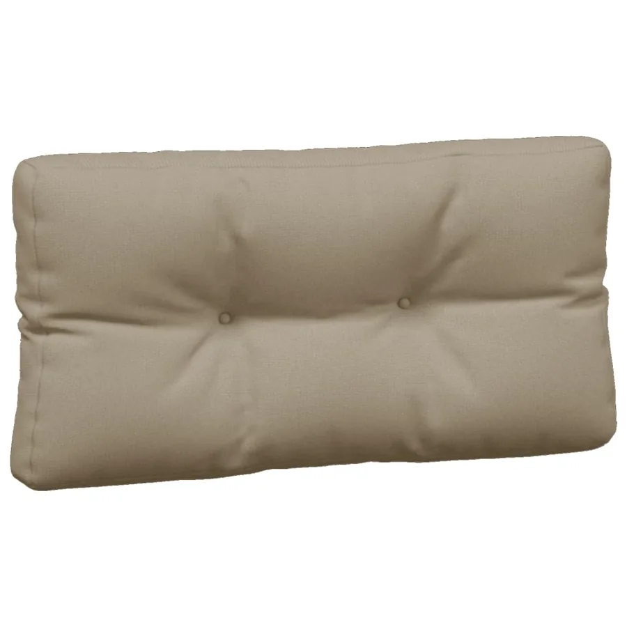 Coussins de palette lot de 5 taupe tissu - 5